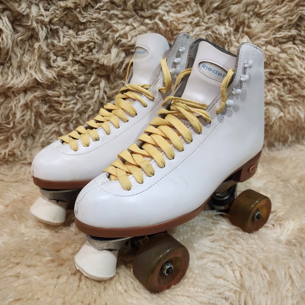 Vintage Riedell USA Model 120 Roller Skates Size 7 Powell Bones Elite 62mm 101A